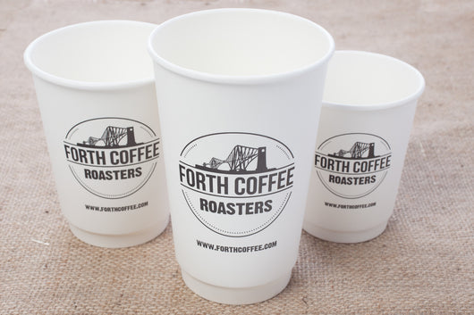 12oz Disposable Coffee Cups x 100 (recyclable)